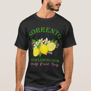 Sorrento Städtische Zitronen von Amalfi Küste Ital T-Shirt