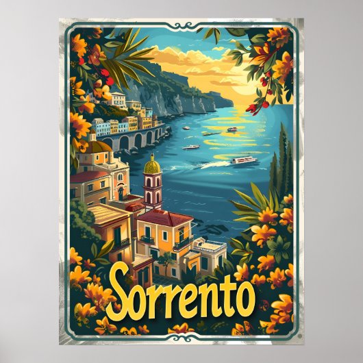 Sorrento Vintage Poster (Vorne)
