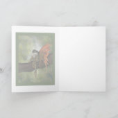 Sorro ~ Magische Holzofen-Grußkarte Karte (Innenseite)