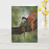 Sorro ~ Magische Holzofen-Grußkarte Karte (Gelbe Blume)