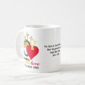 SORROS UND LIEBE Christlich Ostern Kaffeetasse (Vorderseite Links)