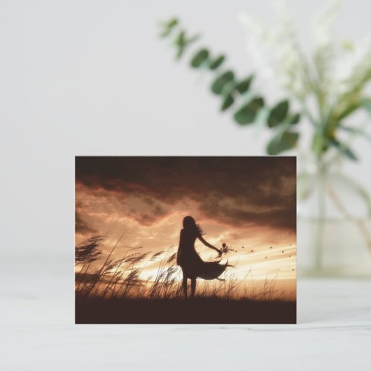 Sorrow Postkarte (Stehend Vorderseite)