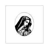 Sorrowful Mary Mater Dolorosa Gummistempel (Prägung)
