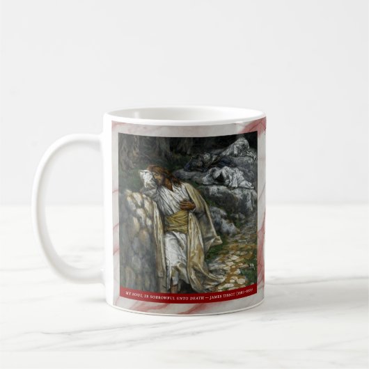 Sorrowful Rosary Mysteries Item #1: Agony Kaffeetasse (Links)