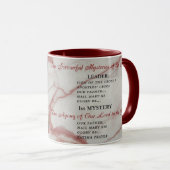Sorrowful Rosary Mysteries Item #1: Agony Tasse (VorderseiteRechts)