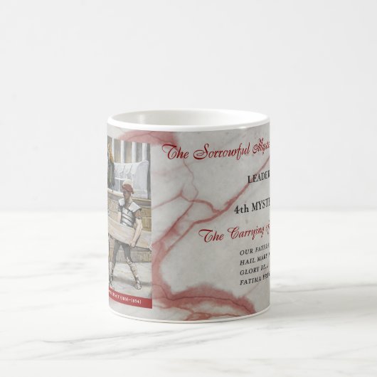 Sorrowful Rosary Mysteries Item #4: Carrying Kaffeetasse (Mittel)
