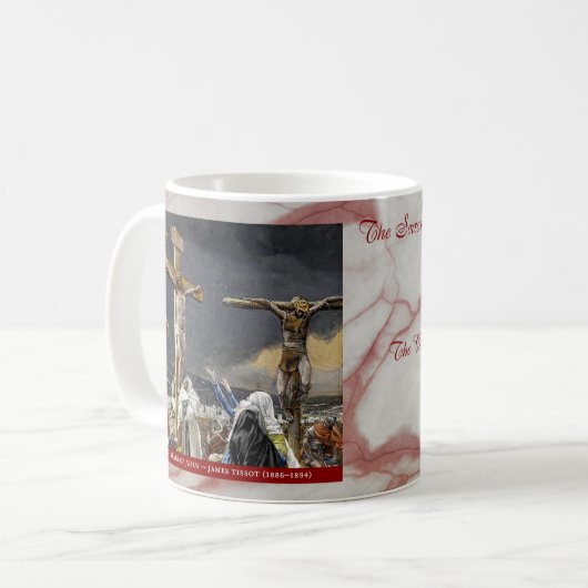 Sorrowful Rosary Mysteries Item #5: Crucifixion Kaffeetasse (Vorderseite Links)