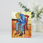 Sorrowing Old Man by Van Gogh Postkarte (Stehend Vorderseite)