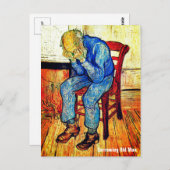 Sorrowing Old Man by Van Gogh Postkarte (Vorne/Hinten)