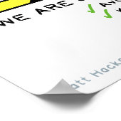 Sorry, aber dies ist eine NO Overscoping Zone! Poster (Ecke)