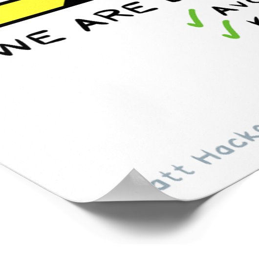 Sorry, aber dies ist eine NO Overscoping Zone! Poster (Ecke)