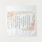 Sorry/Apology\ Forgiveness Floral  Wandteppich (Vorderseite (Horizontal))