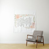 Sorry/Apology\ Forgiveness Floral  Wandteppich (Beispiel (Horizontal))