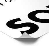 Sorry Awkward Sorry Funny Poster (Ecke)