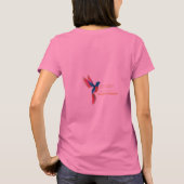 "Sorry & Birds Logo-T - Shirt | Pink Women's T-Shi (Rückseite)