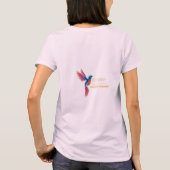 "Sorry & Birds Logo-T - Shirt | Pink Women's T-Shi (Rückseite)