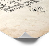 Sorry Board Game Patent - Old Look Poster (Ecke)