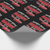 Sorry Boys Daddy ist mein Valentine Geschenkpapier (Ecke)