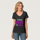 Sorry Boys i'm Lesbian | Lesbian Pride  T-Shirt (Vorderseite Vollansicht)