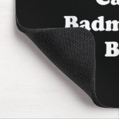 Sorry Cant Badminton Bye Funny Badminton Lover Mousepad (Ecke)