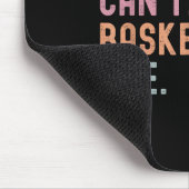 Sorry Can't Basketball Bye, Funny Basketball Playe Mousepad (Ecke)