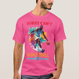 Sorry Can't Basketball Bye — Zip T-Shirt
