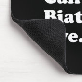 Sorry Can't Bye - Funny Biathlon Mousepad (Ecke)