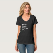 Sorry Can't Bye     Vacation Island Cyprus T-Shirt (Vorderseite Vollansicht)