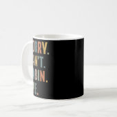Sorry Can't Cabin Bye Funny Hiking  Kaffeetasse (Vorderseite Links)