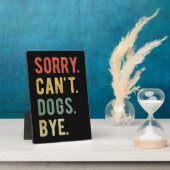 Sorry Can't dogs by II Fotoplatte (Seite)