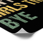 Sorry Can't Girls Trip Bye Shirt  Poster (Ecke)