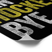 Sorry Can't Hockey Bye Funny Hockey  Poster (Ecke)