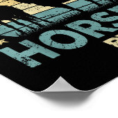 Sorry Can't Horses Bye Funny Horse Poster (Ecke)