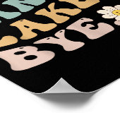 Sorry Can't Lake Bye Groovy Funny Lake Poster (Ecke)