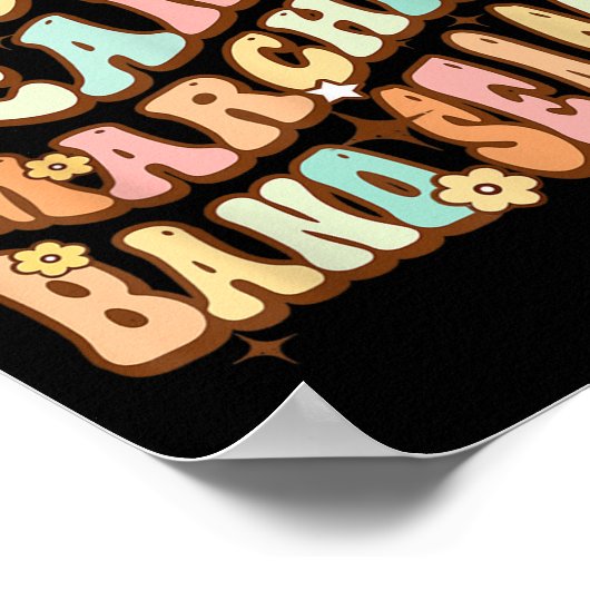 Sorry Cant Marching Band Season Music Teacher Groo Poster (Ecke)