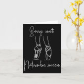 Sorry Can't Nutcracker Season Christmas Xmas Pajam Karte (Gelbe Blume)