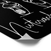 Sorry Can't Nutcracker Season Christmas Xmas Pajam Poster (Ecke)