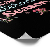 Sorry Can't Nutcracker Season Pajama Holiday Merry Poster (Ecke)