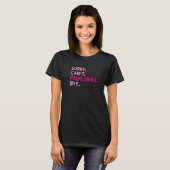 Sorry Can't Pickleball Bye Sarcastic Pickleball T-Shirt (Vorne ganz)