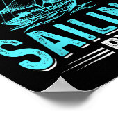 Sorry Can't, Sailing Bye Poster (Ecke)