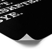 Sorry Can't Sketll Bye - Funny  Poster (Ecke)