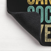 Sorry. Can't. Soccer. Bye. Funny Sarcastic Memes S Mousepad (Ecke)