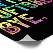 Sorry Can't Softball Bye Funny Softball Lover  Poster (Ecke)