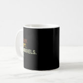 Sorry Can't Squirrels Bye Funny Squirrels Kaffeetasse (Vorderseite Links)