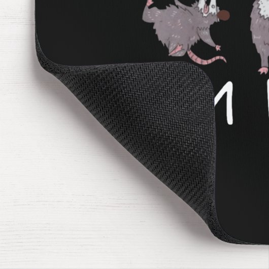 Sorry Can't Ssum Dead Funny Ossum Fake Death Trash Mousepad (Ecke)