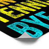 Sorry Can't Tennis Bye Teacher Student Funny Tenni Poster (Ecke)