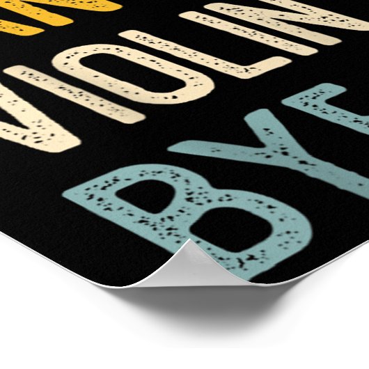 Sorry Can't Violin Bye Shirts Funny Violin Lovers  Poster (Ecke)