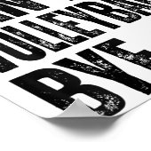 Sorry Can't Volleyball Bye  Poster (Ecke)