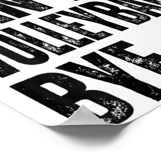 Sorry Can't Volleyball Bye  Poster (Ecke)