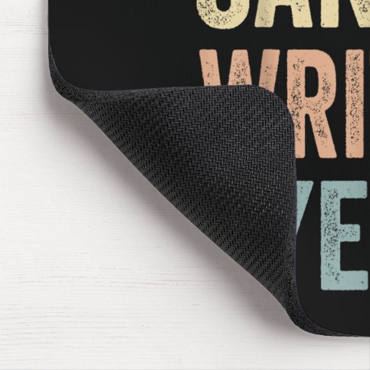 Sorry Can't Writing Bye Funny Writing Lovers Mousepad (Ecke)